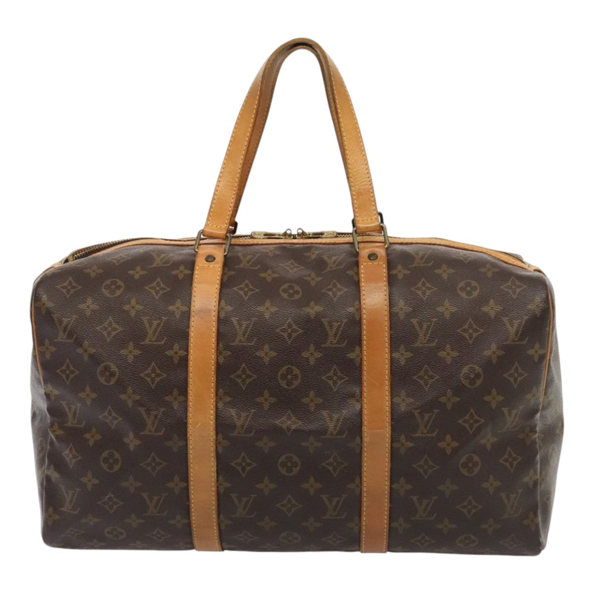 Louis Vuitton Sac Souple, Brown, Canvas, travel