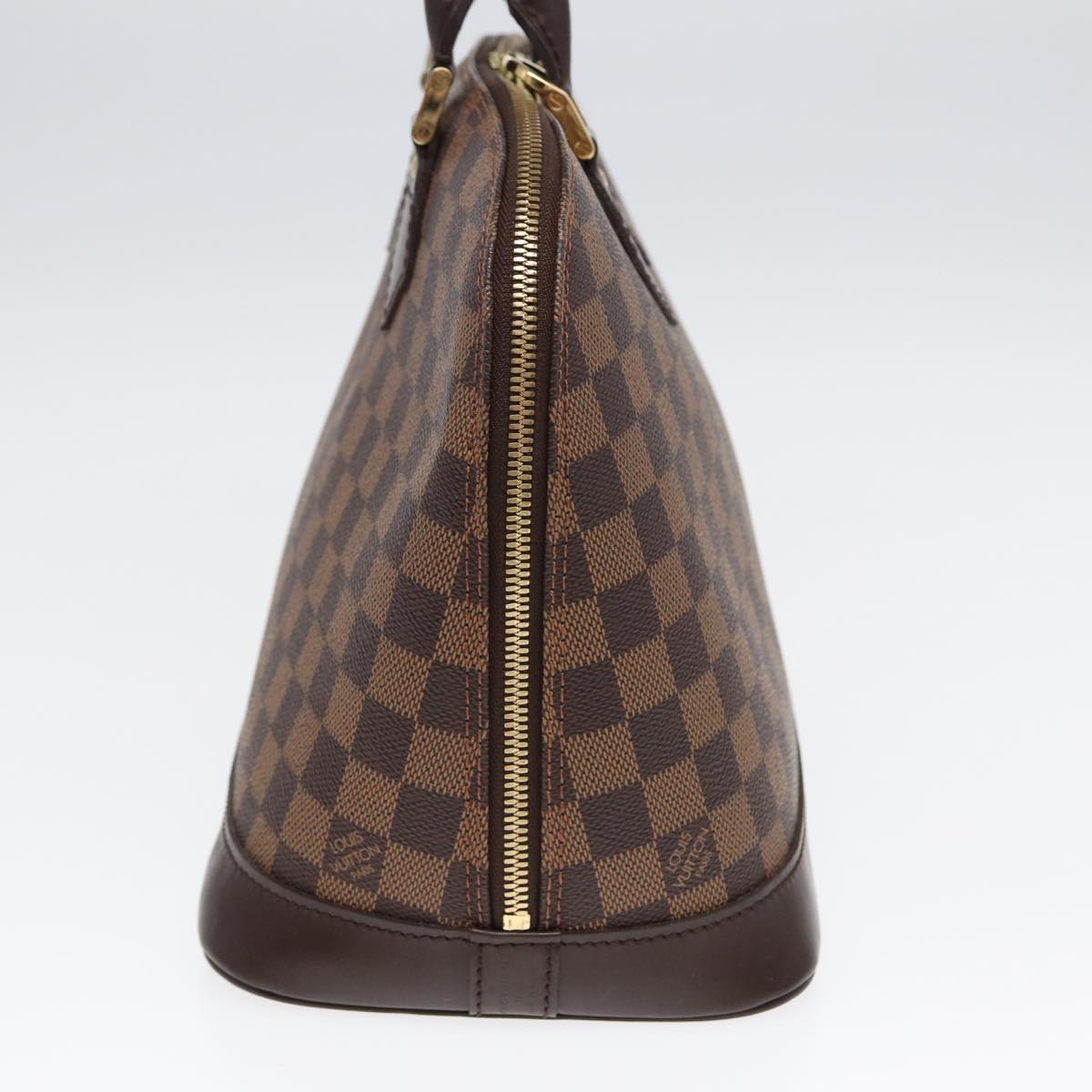 Louis Vuitton Alma, Brown, Canvas, handbag