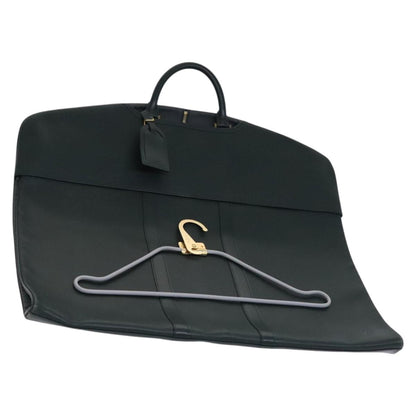 Louis Vuitton Garment case, Green, Leather, travel