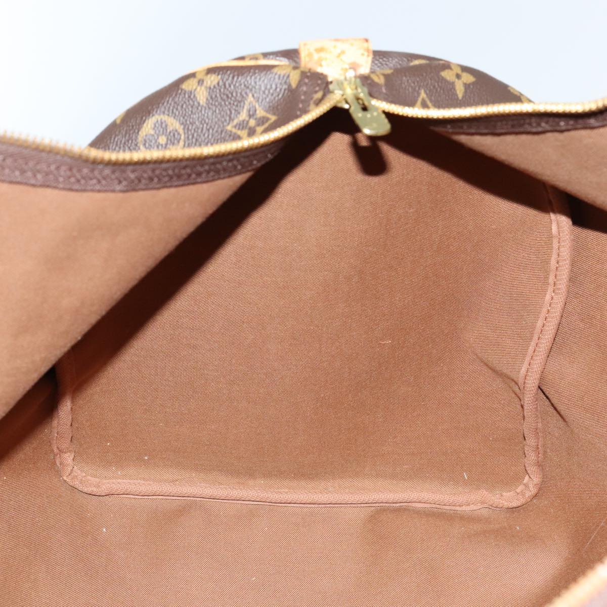 Louis Vuitton Keepall 60, Brown, Canvas, travel