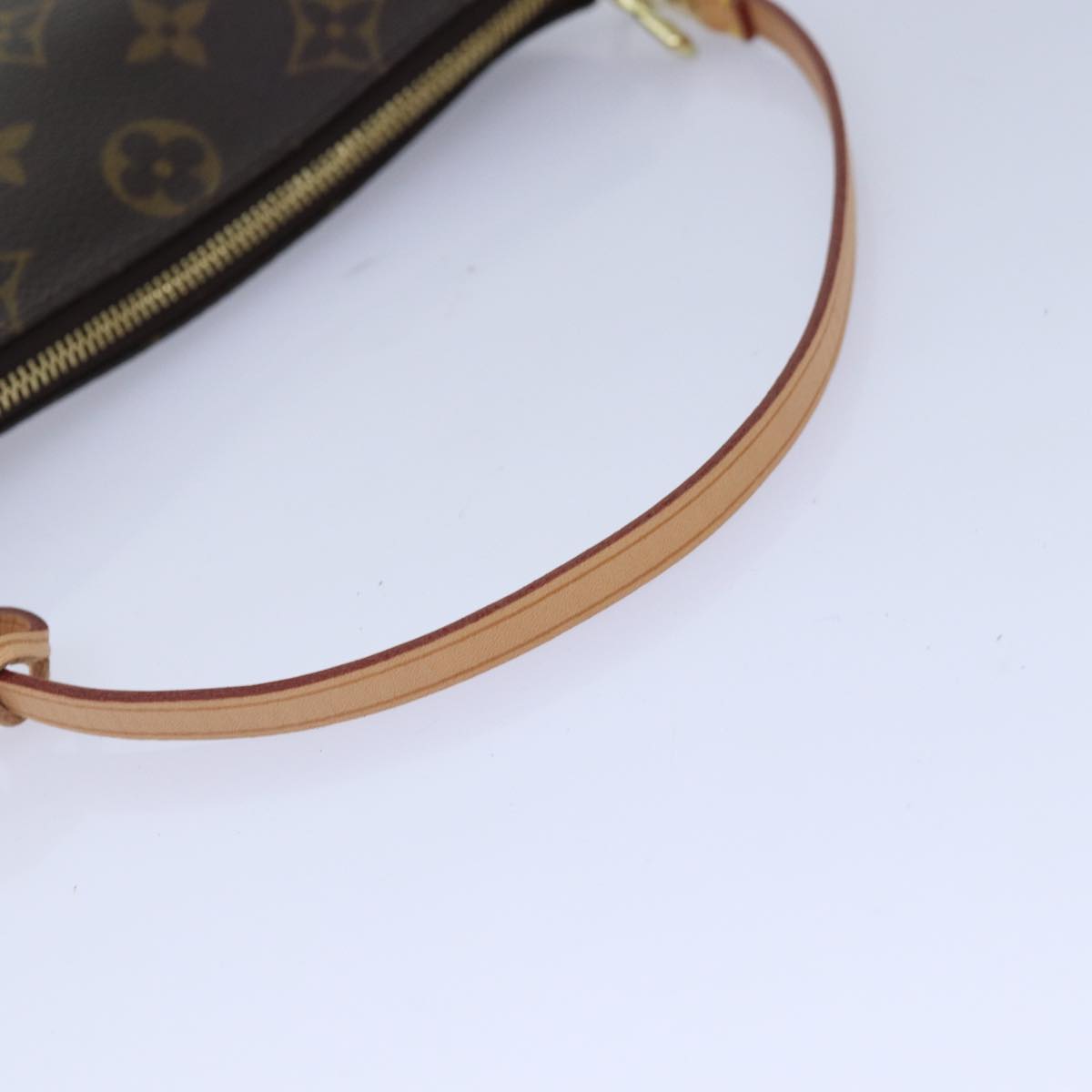 Louis Vuitton Pochette Accessoire, Brown, Canvas, clutch