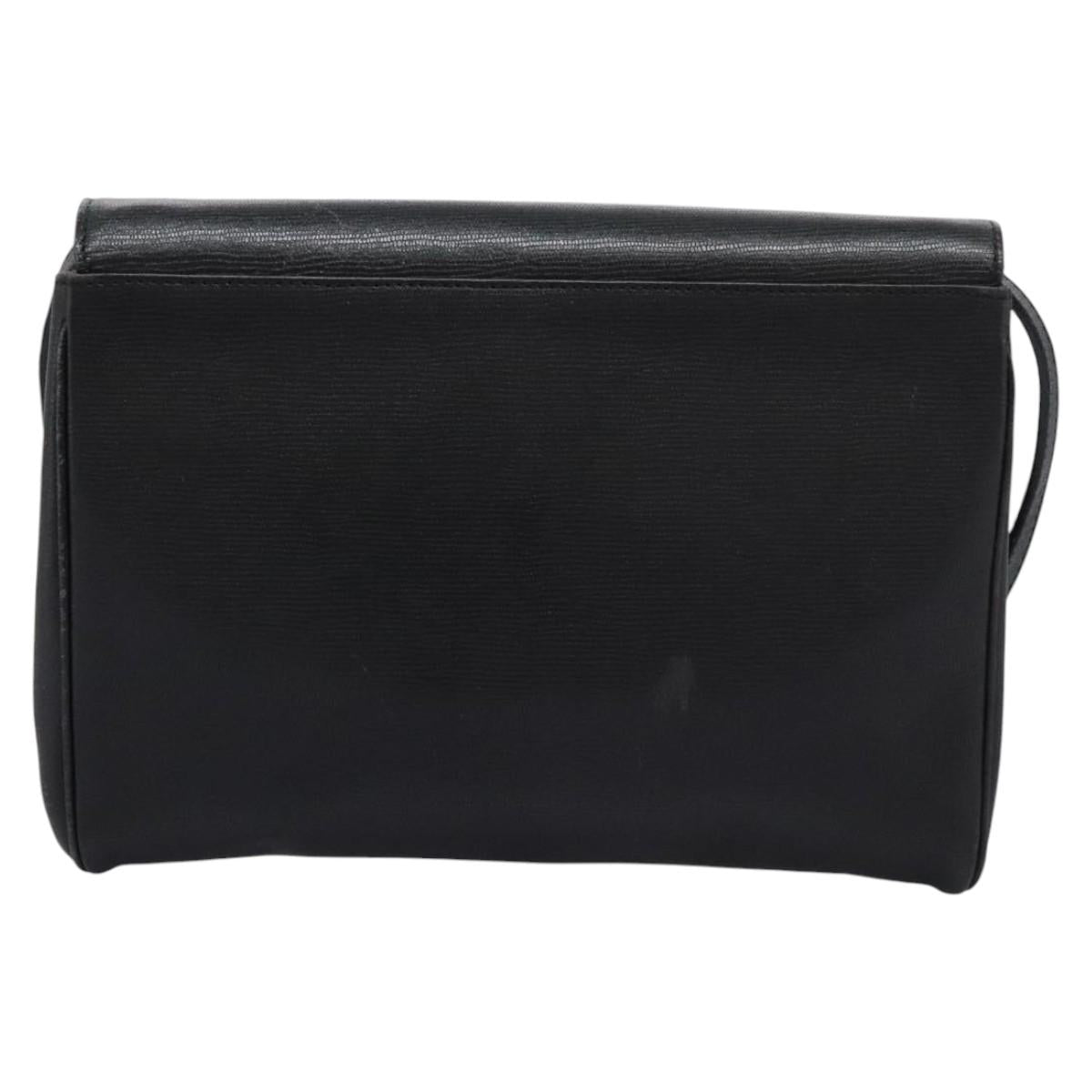 Céline Logo du cercle, Black, Leather, shoulder