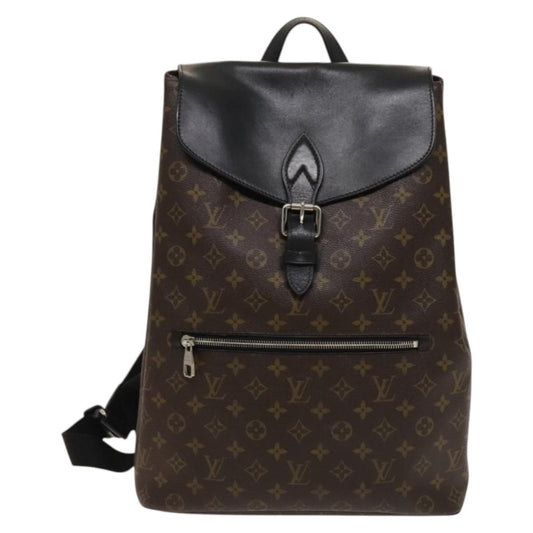 Louis Vuitton Palk, Brown, Canvas, backpack