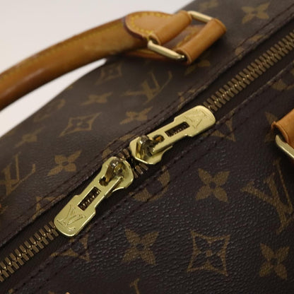 Louis Vuitton Keepall 50, Brown, Canvas, travel