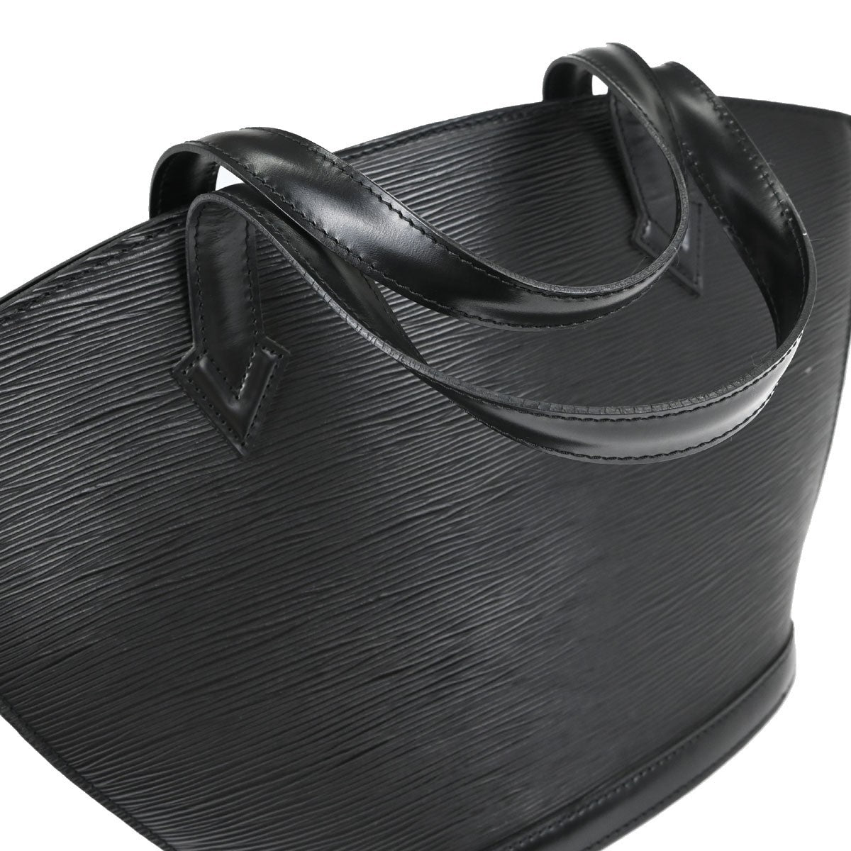 Louis Vuitton Saint Jacques Epi Leather, Black, Leather, Handbag