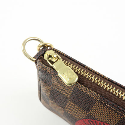 Louis Vuitton Pochette Accessoires Limited Edition Damier, Brown, Canvas, Clutch