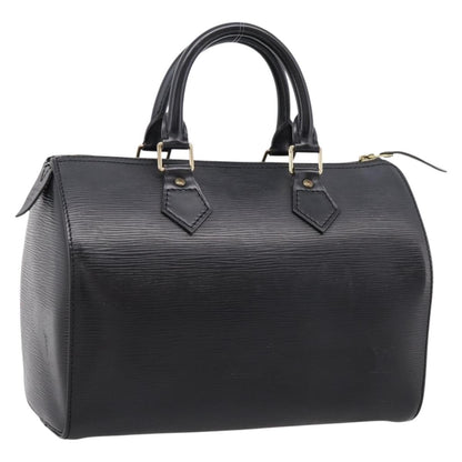 Louis Vuitton Speedy Epi Leather, Black, Leather, Handbag