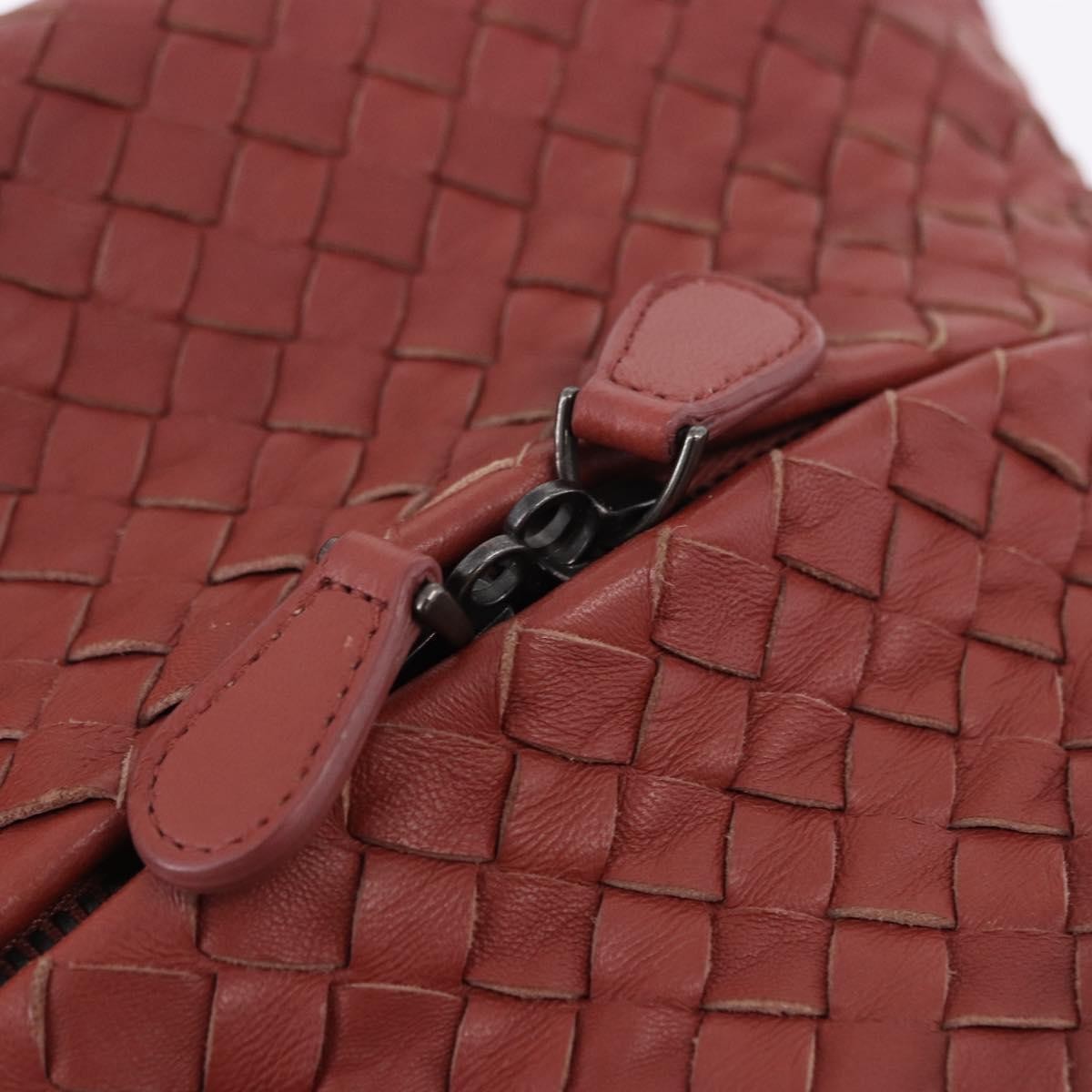 Bottega Veneta Zip Cube Messenger Intrecciato Nappa, Brown, Leather, Shoulder Bag
