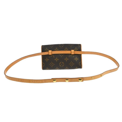 Louis Vuitton Florentine Pochette Monogram Canvas, Brown, Canvas, Clutch