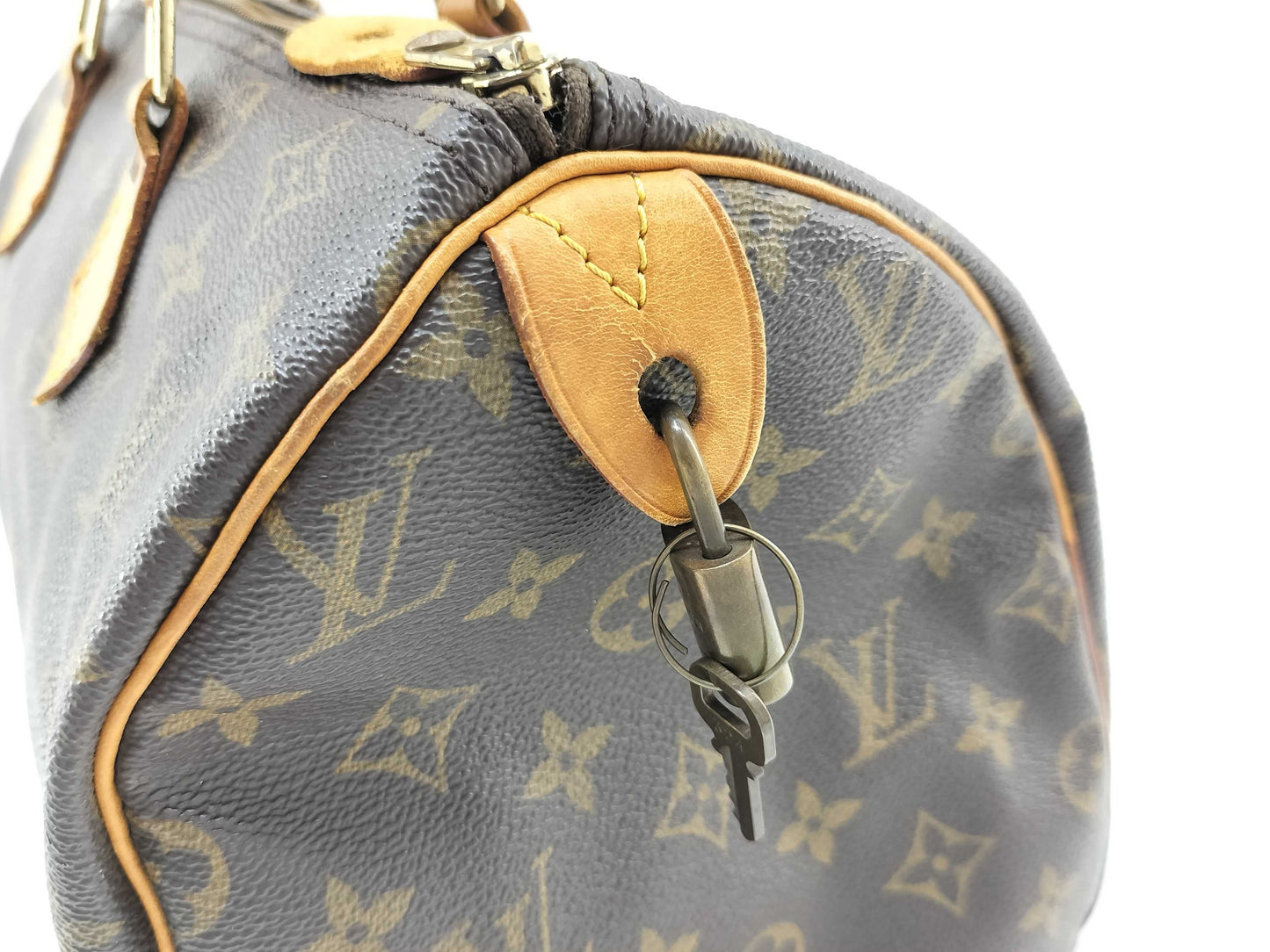 Louis Vuitton Speedy Monogram Canvas, Brown, Canvas, Handbag