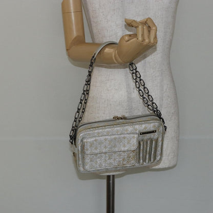 Louis Vuitton McKenna Mini Lin, Gold, Canvas, Tote bag