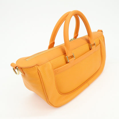 Louis Vuitton Dhanura Epi Leather, Orange, Leather, Handbag