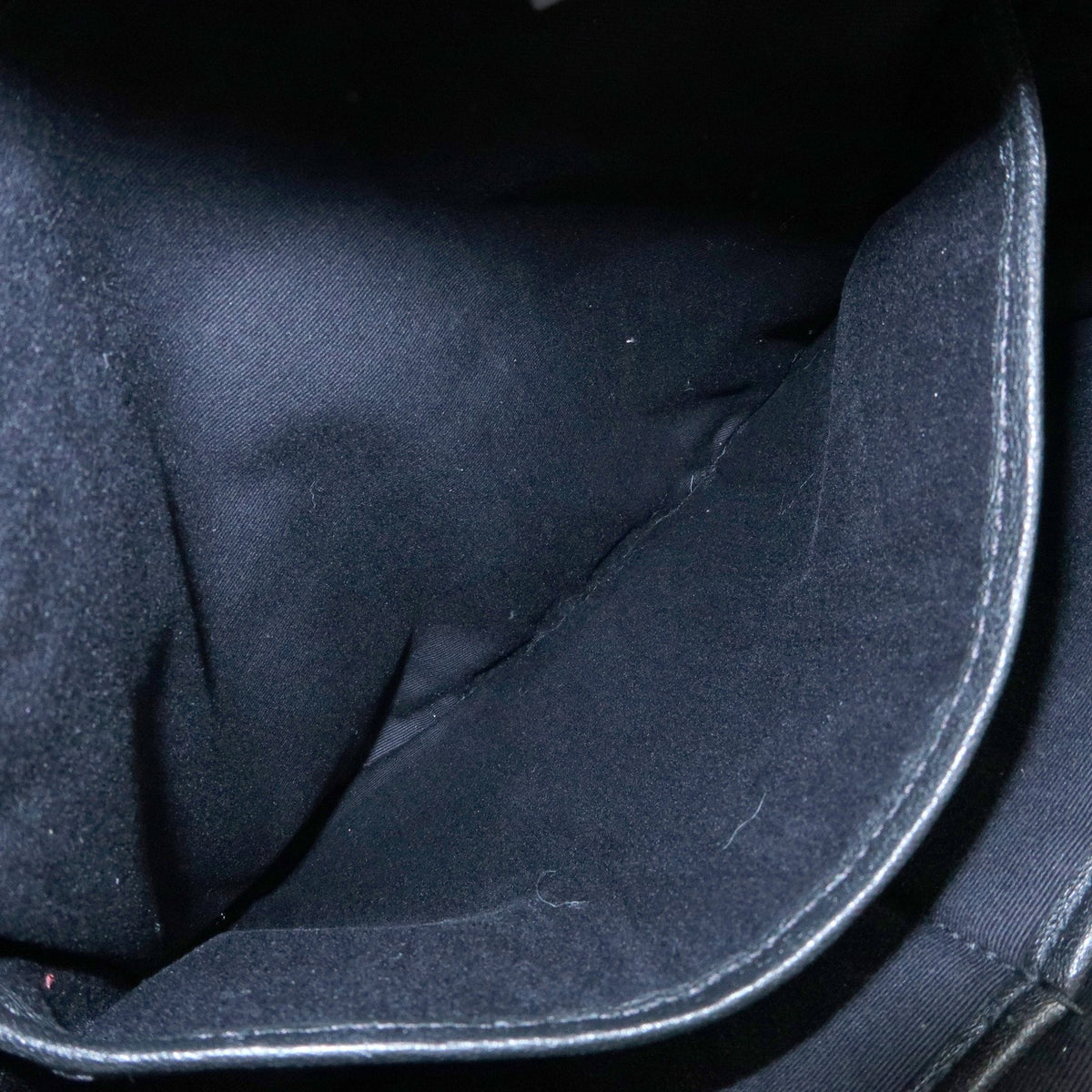 Saint Laurent City Patchwork Leather, Black, Leather, Backpack