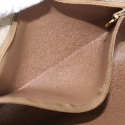 Christian Dior Vintage Honeycomb Canvas, Beige, Canvas, Shoulder Bag