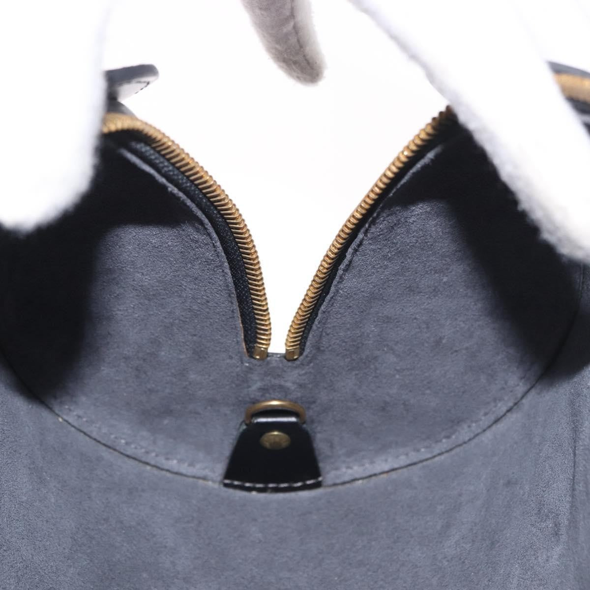 Louis Vuitton Soufflot Epi Leather, Black, Leather, Handbag
