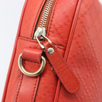 Gucci Bright Convertible Diamante Leather, Red, Leather, Briefcase