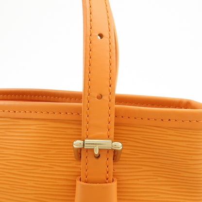 Louis Vuitton Petit Bucket Epi Leather, Orange, Leather, Handbag