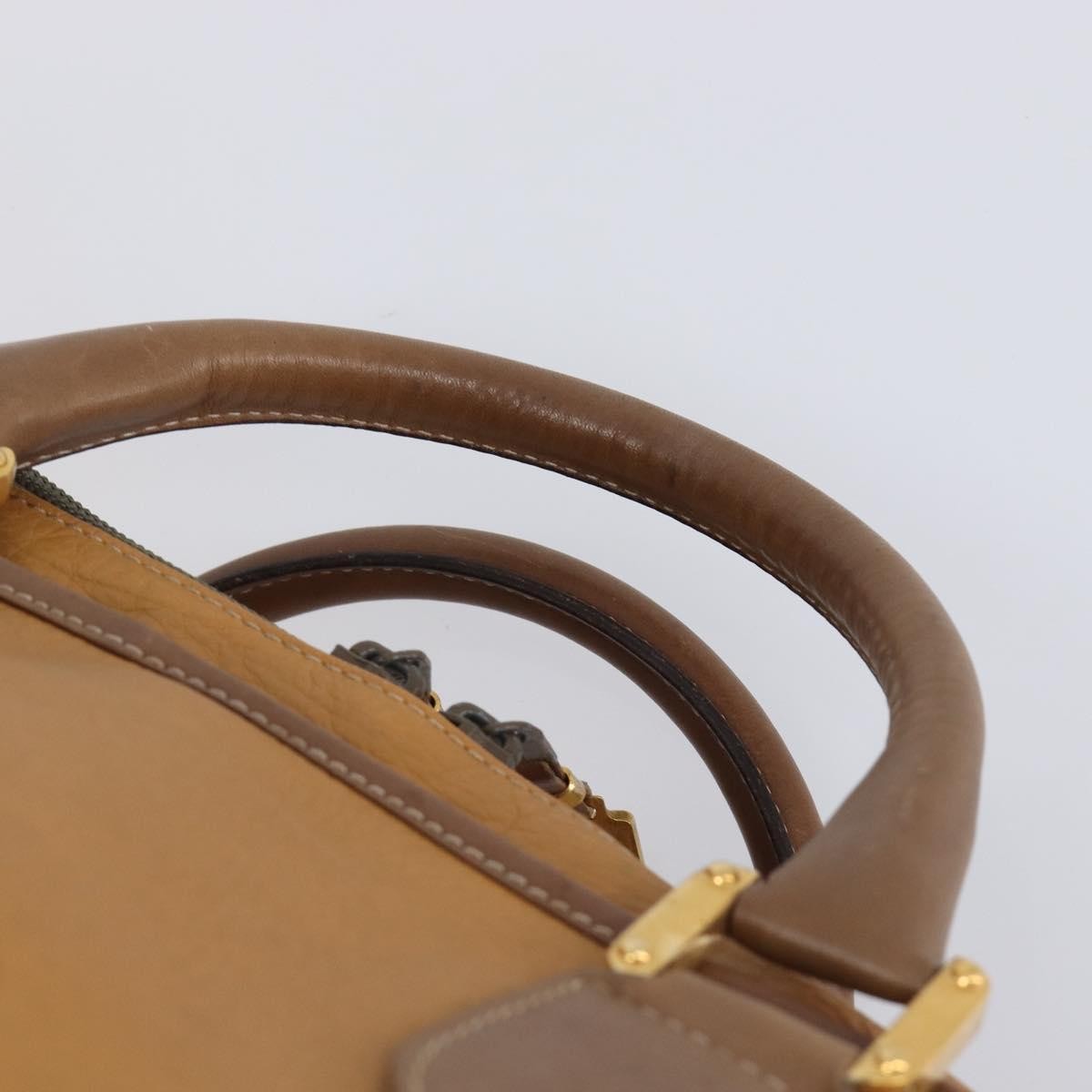 Loewe Amazona Leather, Beige, Leather, Handbag