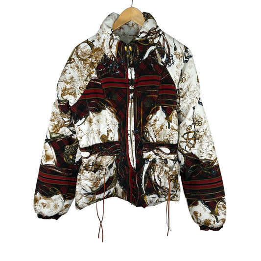 Just Cavalli Jacket 46 IT Multicolor Horsebit Fox Print