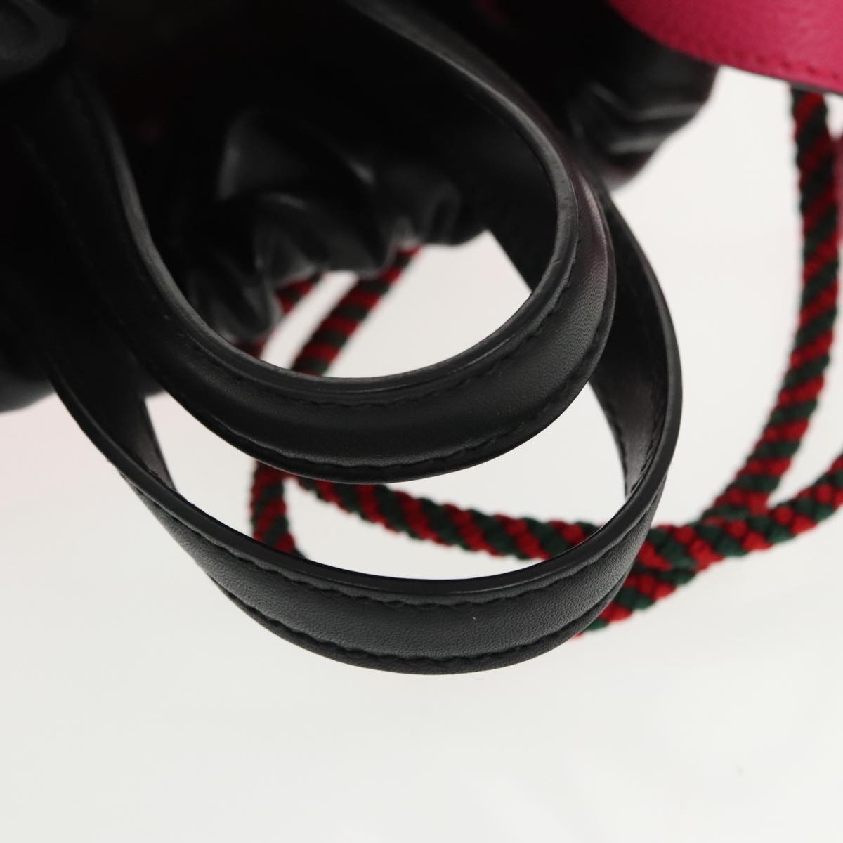 Gucci Drawstring, Pink, Leather, backpack