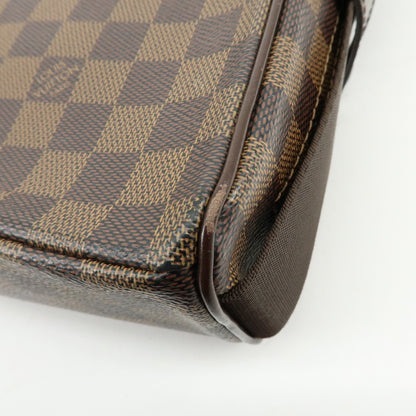 Louis Vuitton Olav Damier, Brown, Canvas, Handbag