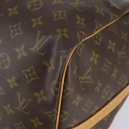 Louis Vuitton Keepall Bandouliere Bag Monogram Canvas, BROWN, CANVAS, Travel bag