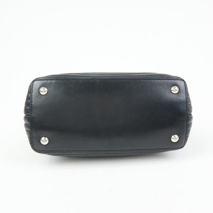 Fendi DotCom Click Quilted Leather, Black, Leather, Shoulder Bag