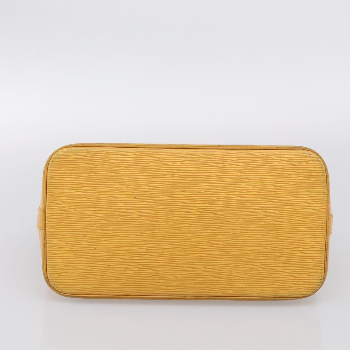 Louis Vuitton Vintage Alma Epi Leather, Yellow, Leather, Handbag