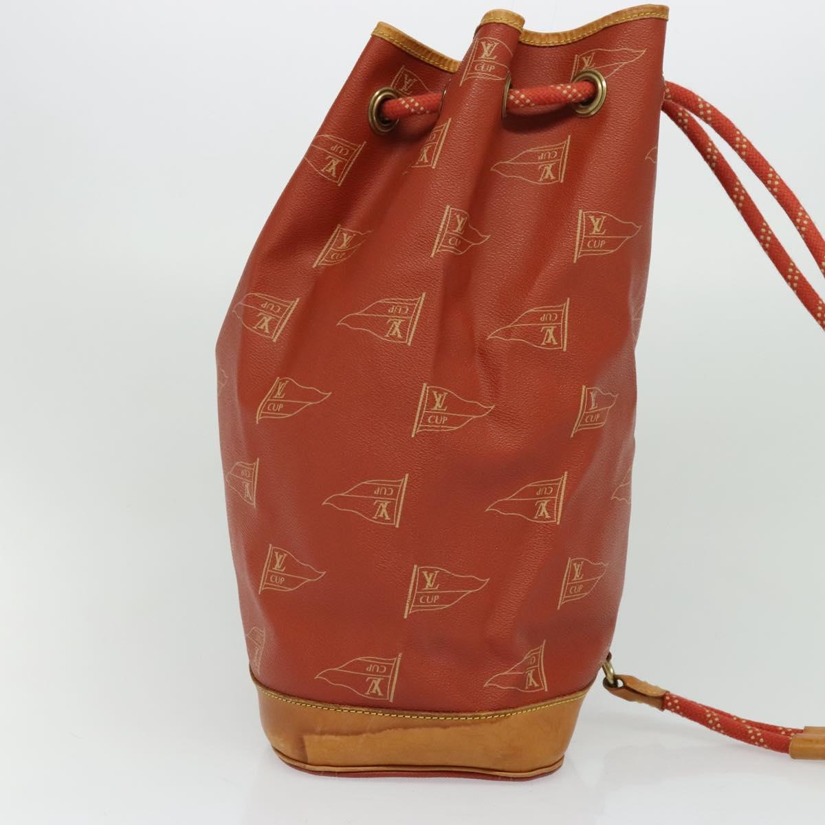 Louis Vuitton Saint Tropez, Red, Canvas, shoulder