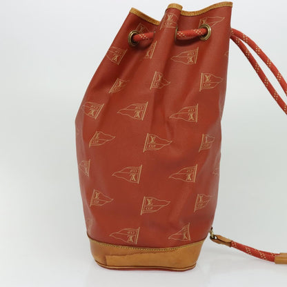 Louis Vuitton Saint Tropez, Red, Canvas, shoulder