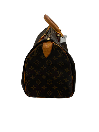Louis Vuitton Speedy Monogram Canvas, Brown, Canvas, Handbag