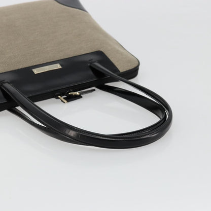 Gucci Open Tote GG Canvas and Leather, Beige, Canvas, Handbag