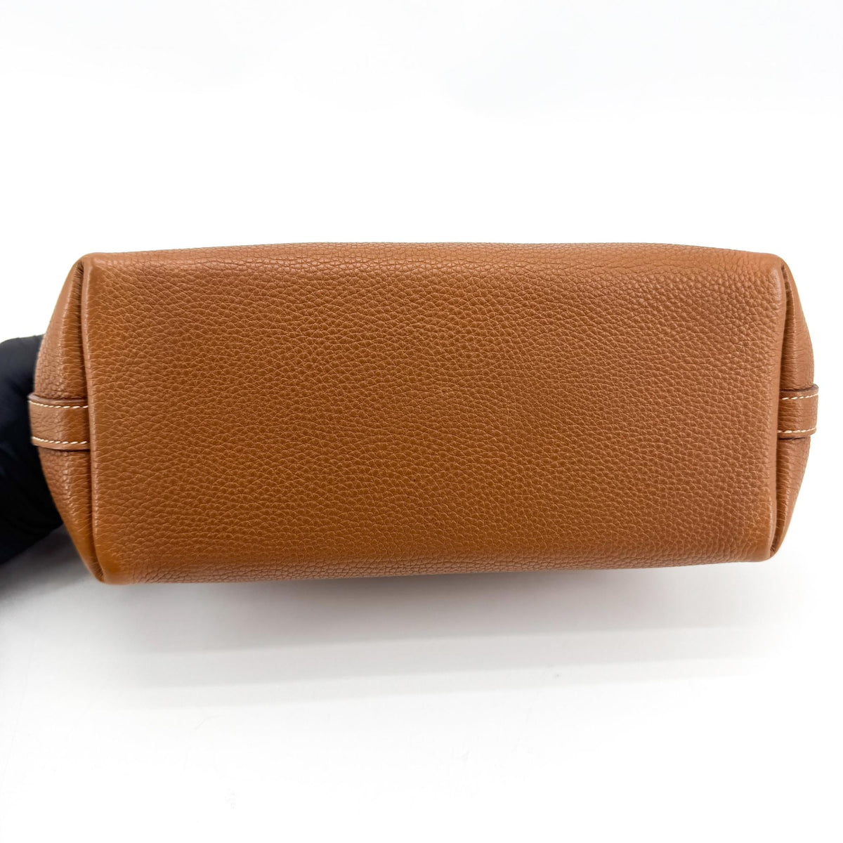 Hermes Berlingot Leather, Brown, Leather, Shoulder Bag