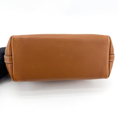 Hermes Berlingot Leather, Brown, Leather, Shoulder Bag