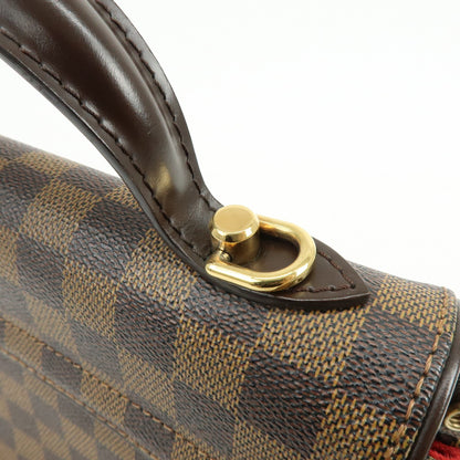 Louis Vuitton Bergamo Damier, Brown, Canvas, Handbag