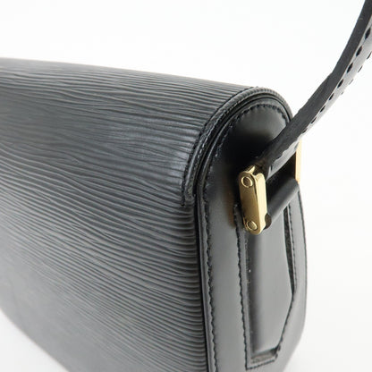 Louis Vuitton Buci Epi Leather, Black, Leather, Handbag