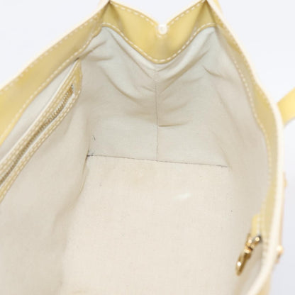 Louis Vuitton Wilshire Monogram Vernis, Yellow, Patent Leather, Handbag