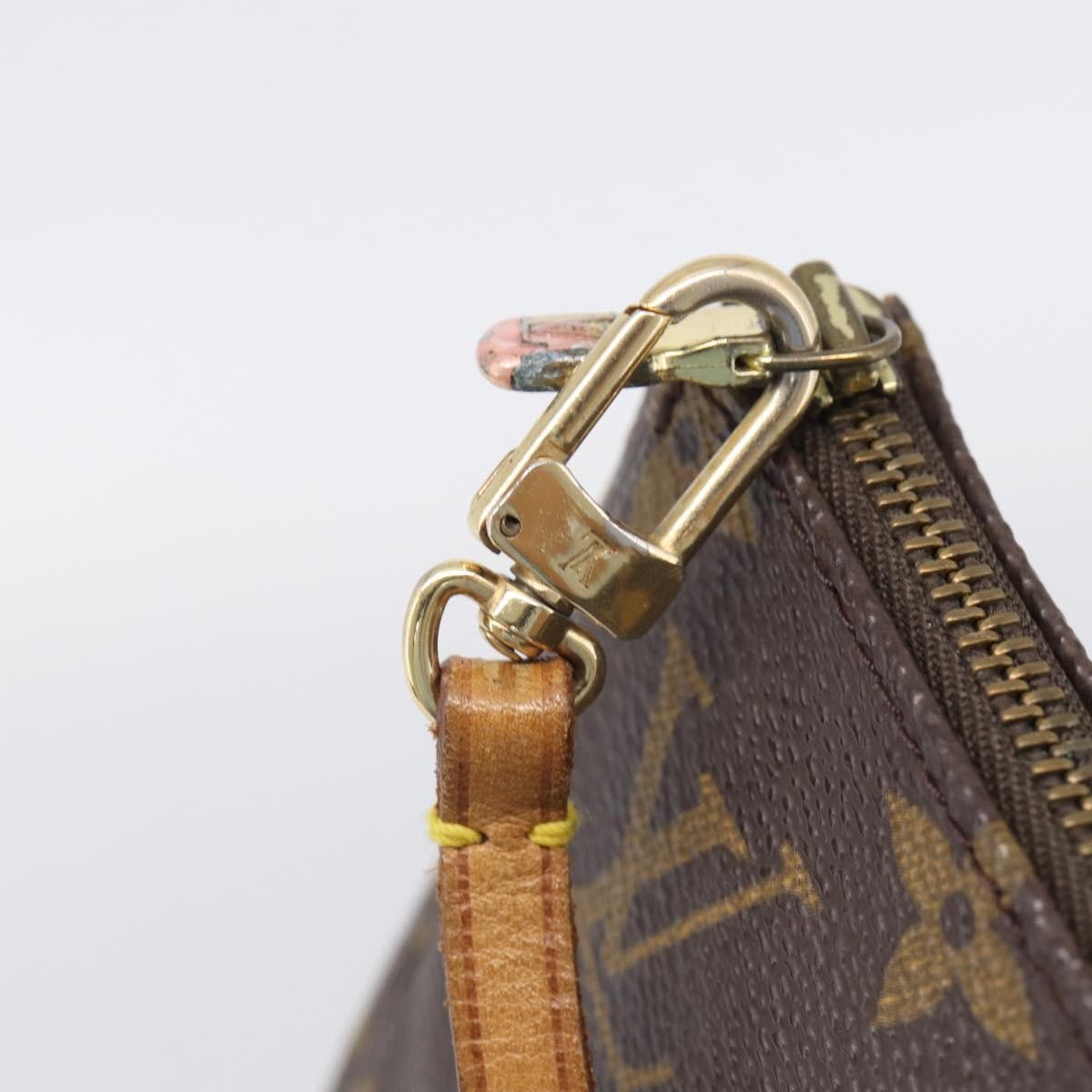 Louis Vuitton Pochette Accessoires NM Monogram Canvas, Brown, Canvas, Clutch