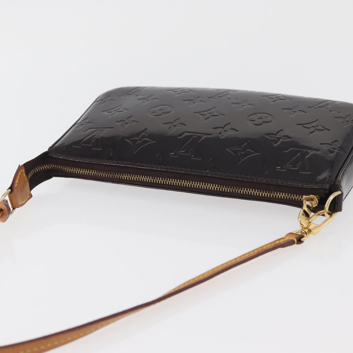 Louis Vuitton Lexington Pochette Monogram Vernis, Brown, Patent Leather, Clutch