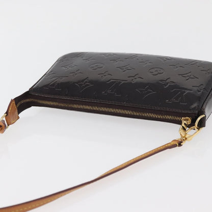 Louis Vuitton Lexington Pochette Monogram Vernis, Brown, Patent Leather, Clutch