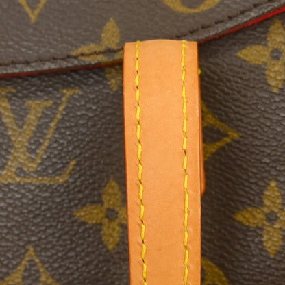 Louis Vuitton Sonatine Monogram Canvas, Brown, Canvas, Handbag