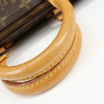 Louis Vuitton Speedy Monogram Canvas, Brown, Canvas, Handbag