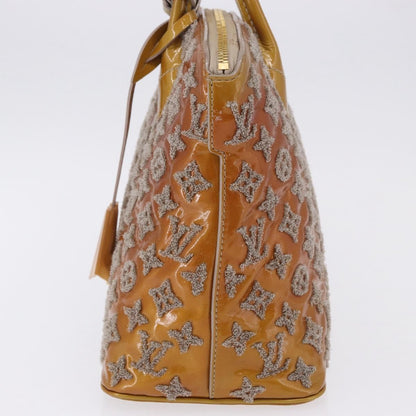 Louis Vuitton Fascination Lockit Patent Lambskin, Brown, Pearl, Handbag