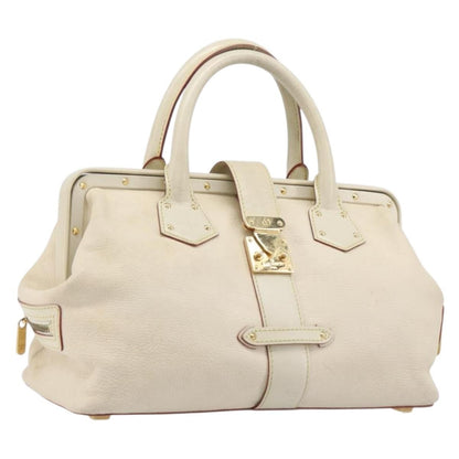 Louis Vuitton Suhali L'Ingenieux Leather, White, Leather, Handbag