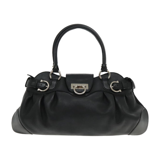 Salvatore Ferragamo Marisa, Black, Leather, handbag