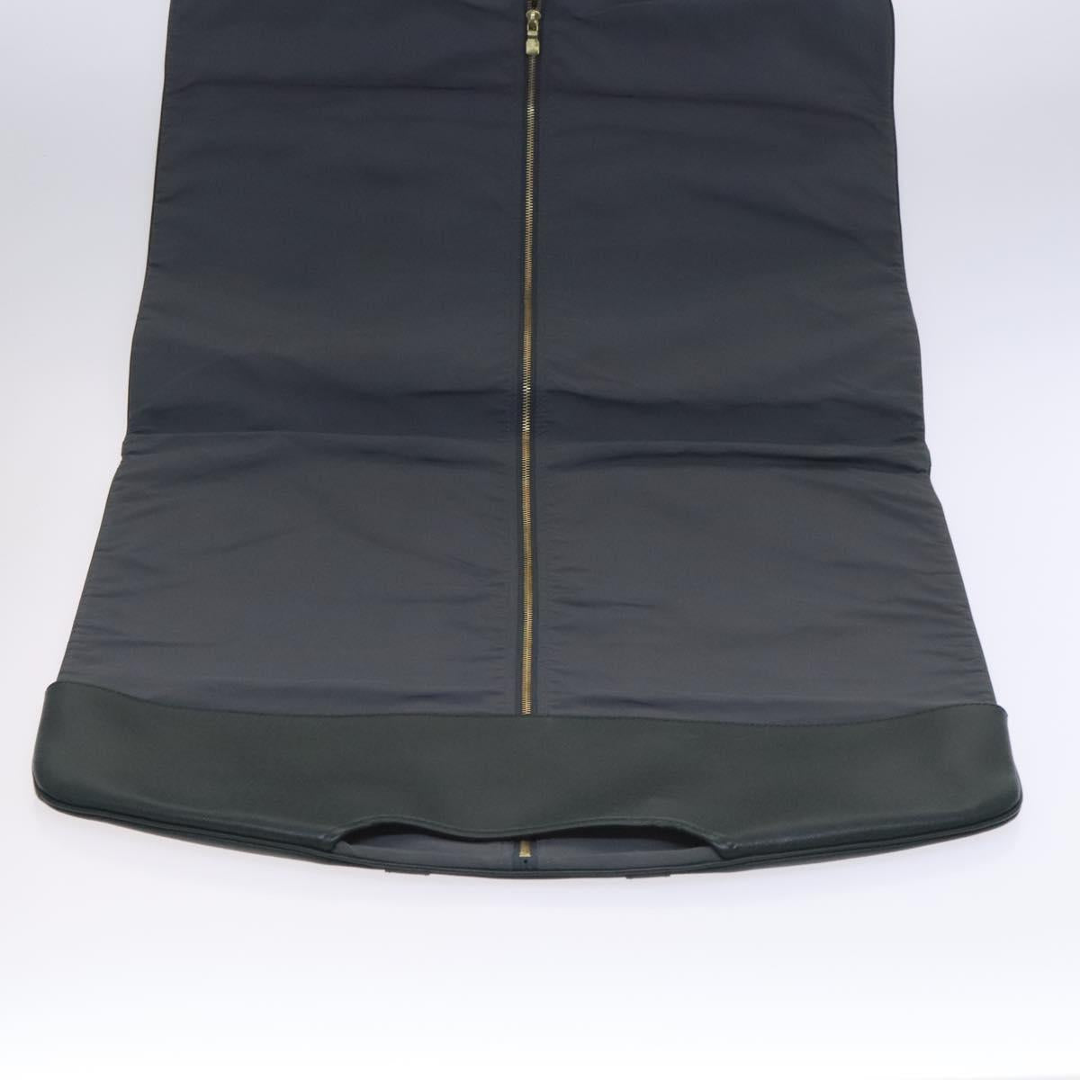 Louis Vuitton Garment case, Green, Leather, travel