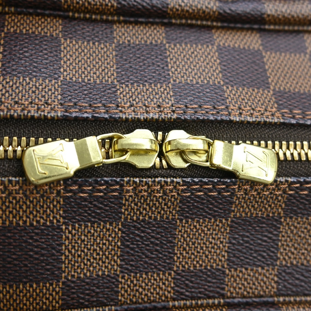 Louis Vuitton Naviglio Damier, Brown, Canvas, Shoulder Bag