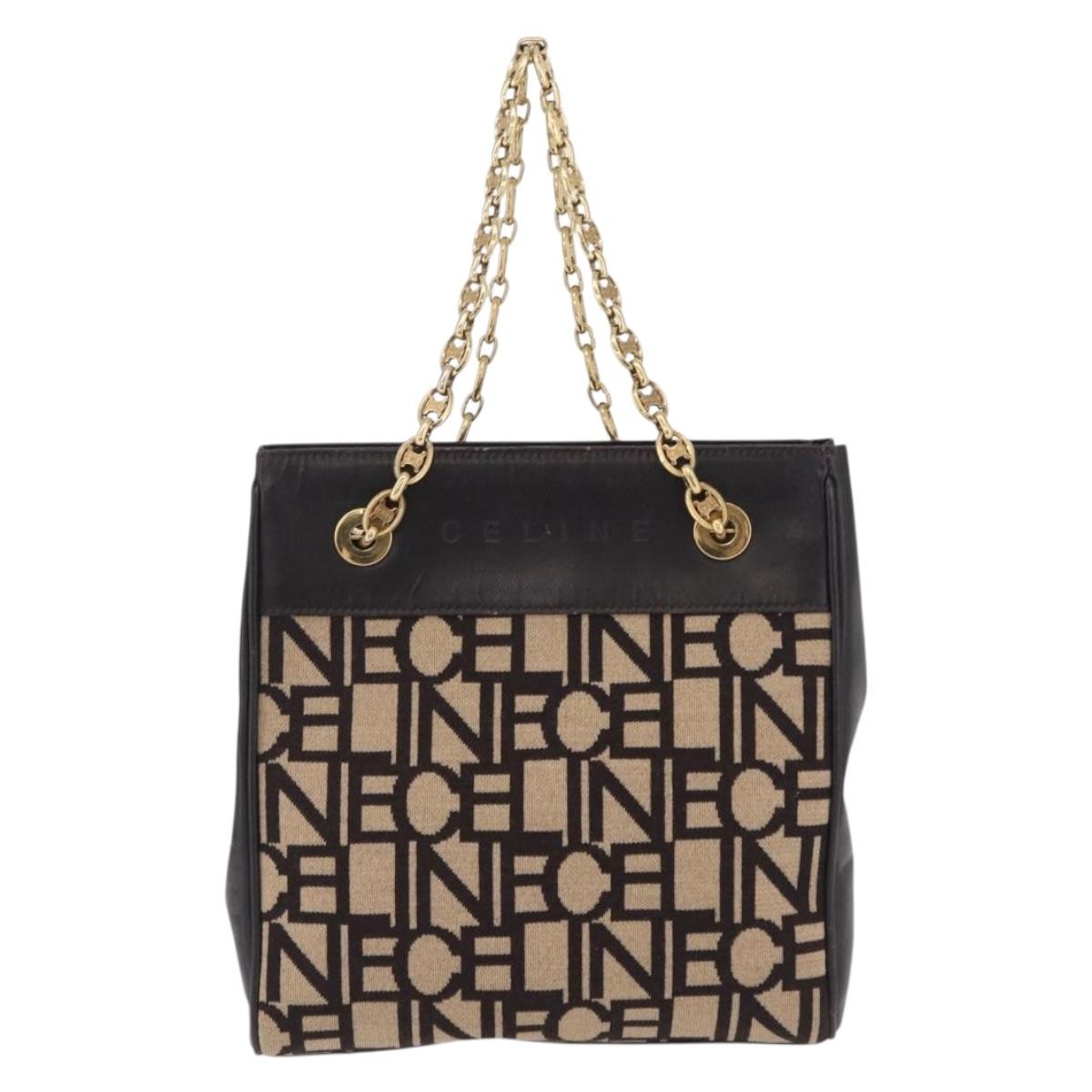 Celine Tote Leather, Beige, Leather, Tote Bag