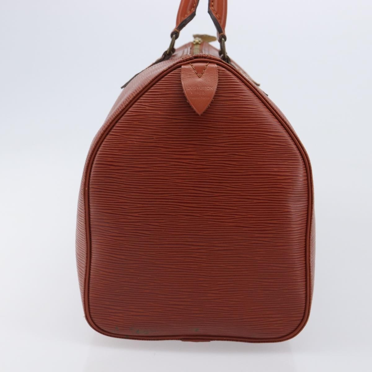 Louis Vuitton Speedy Epi Leather, Brown, Leather, Handbag