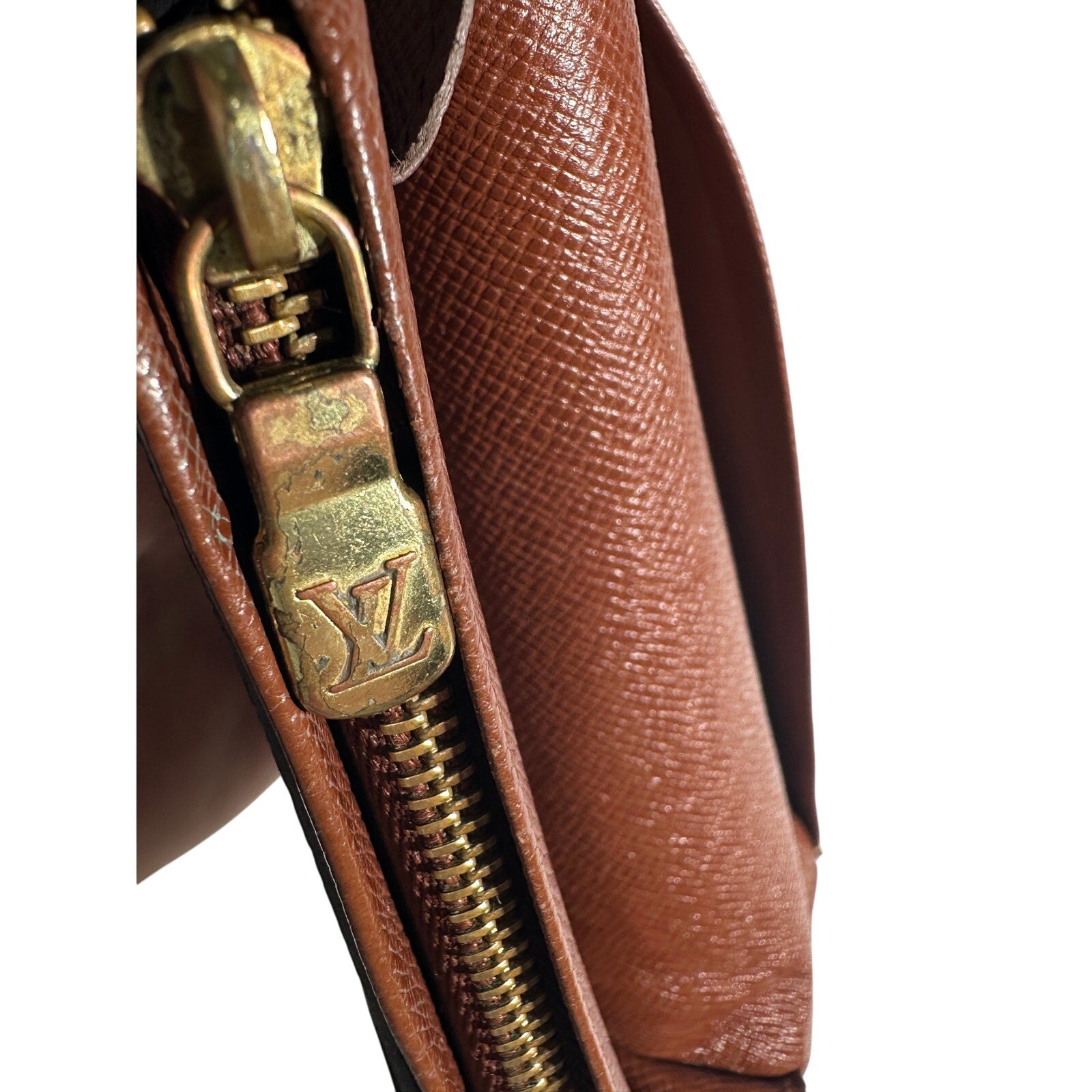 Louis Vuitton Mini Pochette Shoulder Bag Brown
